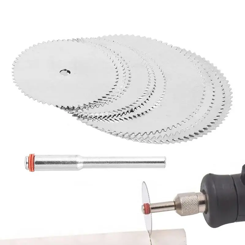 

11-PCS Mini Saw Blade 22/25/32mm Stainless Steel Circular Saw Blade Accessories High-Speed Mini Electric Grinding Power Tools