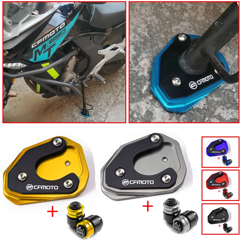 

For CFMOTO 650MT 800MT 650TR-G 650 TR-G TRG Accessories Motorcycle Bracket Foot Bracket Extension Pad 650 800MT Tire Valve Cover