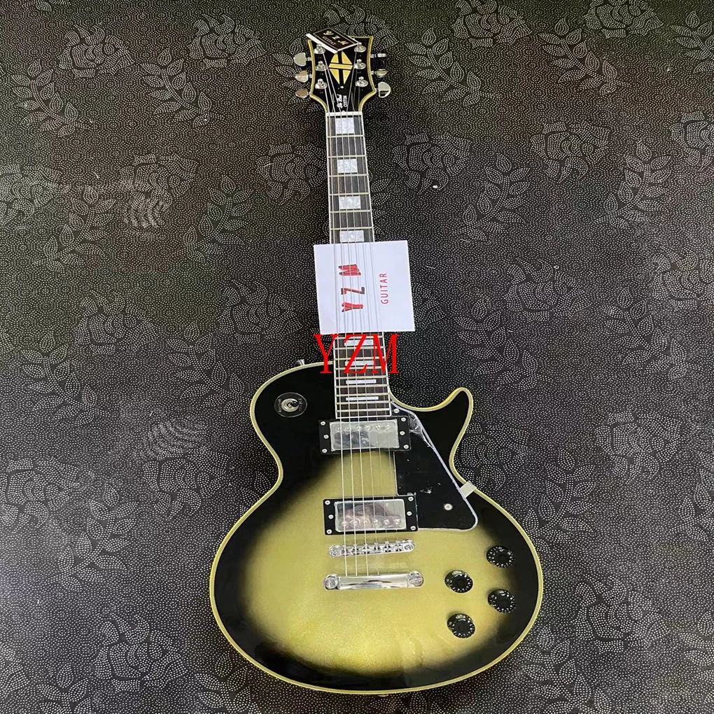 Para la compra de Carnaval hay una gran promoción de guitarra eléctrica, guitarra multicolor LP, diapasón de palisandro de 6 cuerdas| Guitarra| - AliExpress