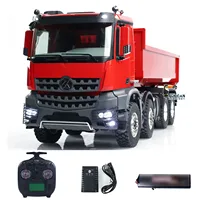 Toys 1/14 K3365 Kabolite 8X8 Red RC Hydraulic Dump Truck RTR Remote Control Painted Finished Tipper Vehicle Cars Model for Boys 1