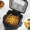 Electric Fryer Fried Dough Sticks Commercial Large Capacity Small Deep Frying Pan Removable Liner Chicken Chop Fries 6