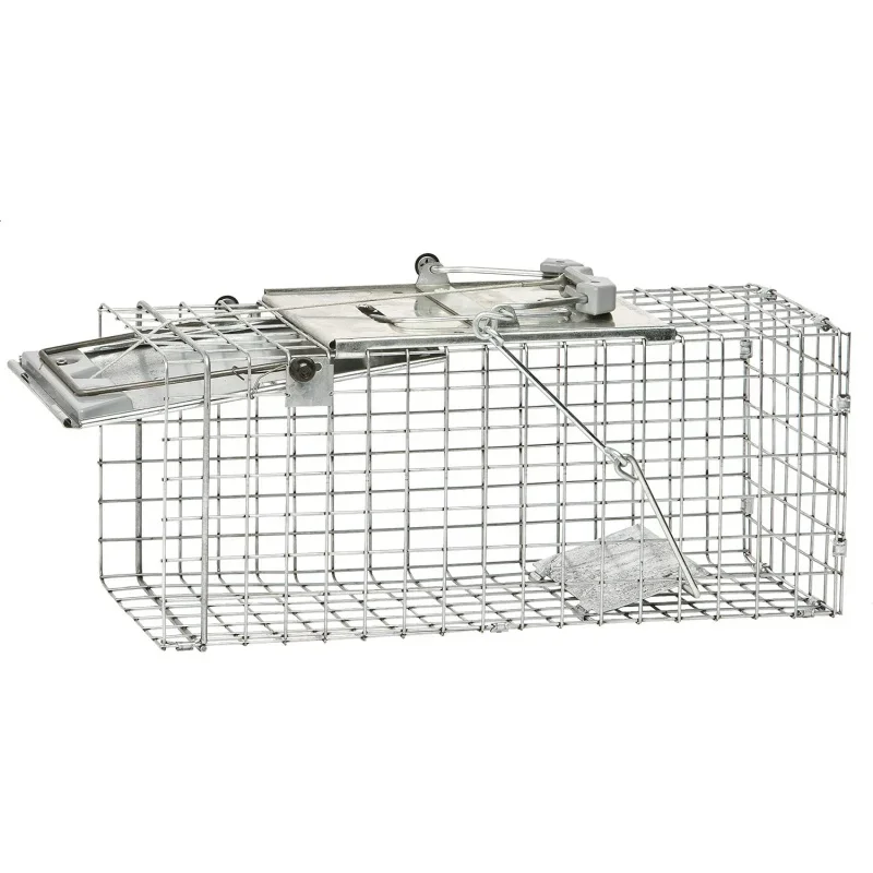 Havahart 1083 Catch and Release Small 1-Door Easy Set Humane Live Animal Trap for Squirrels, Rabbits, Skunks, and Other Small An