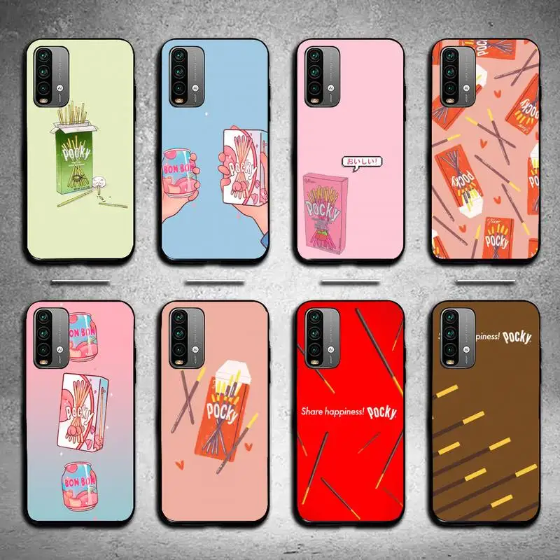 POCKY Strawberry Chocolate chip cookies Phone Case For Samsung Galaxy