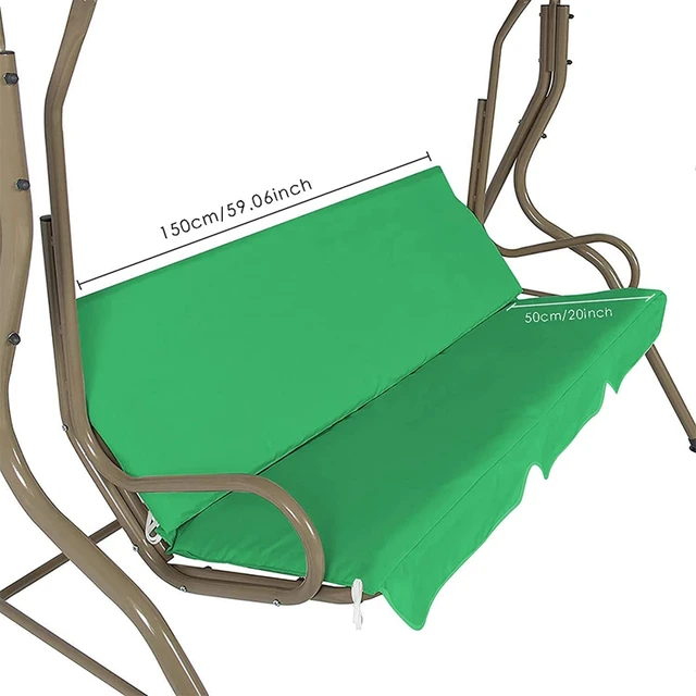 Canopy Swing Top Cover És Ülés Fedele, 3 Üléses Terasz Szék, Lombkorona Felső Fedél Kerti Függőágyához - Image 5