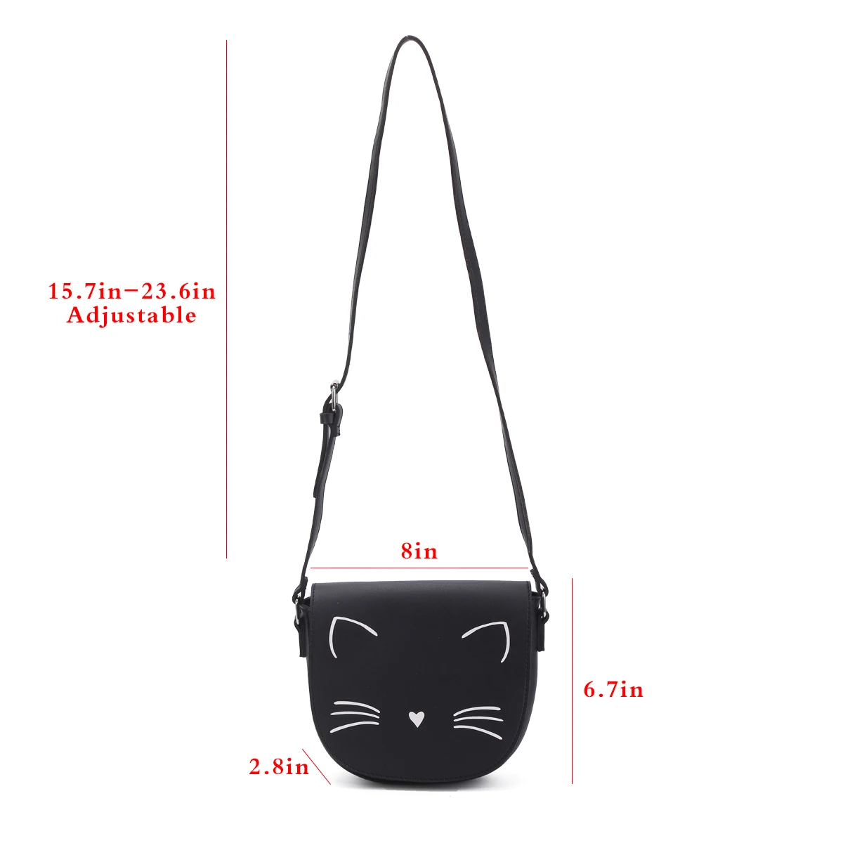 Cat pattern women shoulder bag crossbody bag for girls