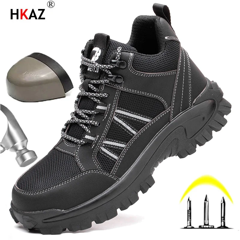 Puncture Resistant Work Boots For Men Mens Military Boots Work