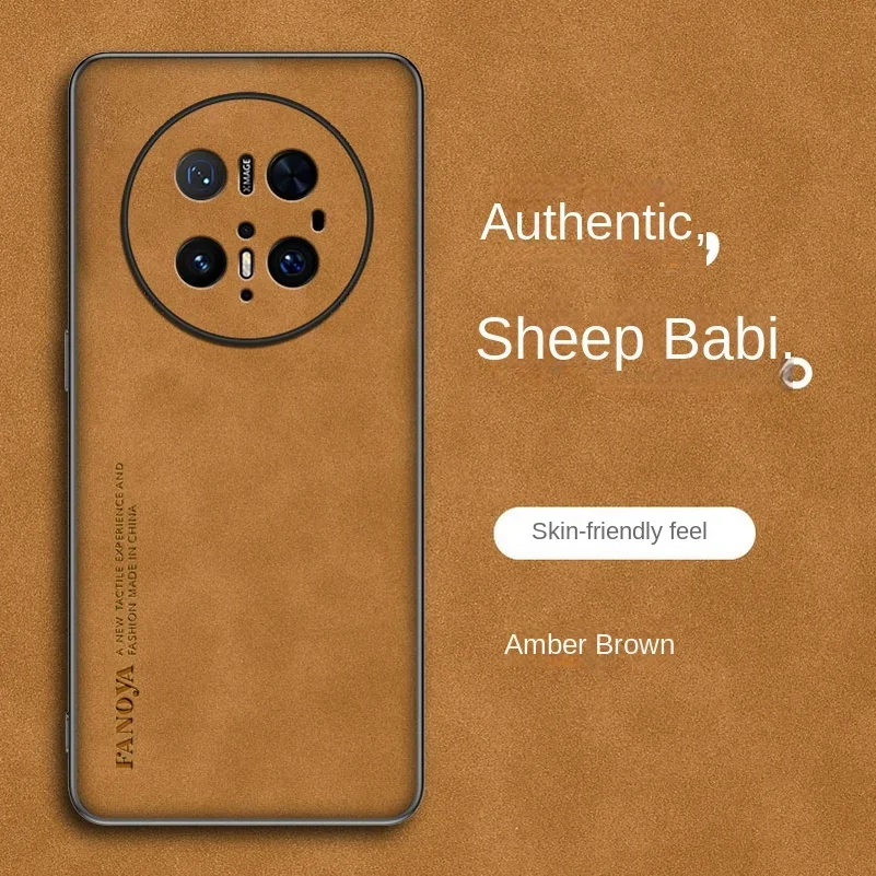 Enhanced Skinsheep Leather Matte Silicone Protective Case