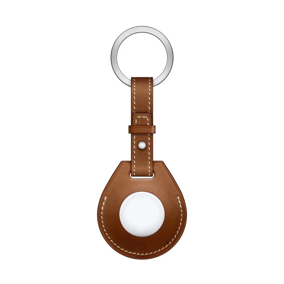 Shockproof Protective Case Leather Hangable Anti-lost Device Key Ring Luggage Tag Bag Charm Loop For Apple AirTag silicone airtag case,smart tag case,airtag case,airtag keychain