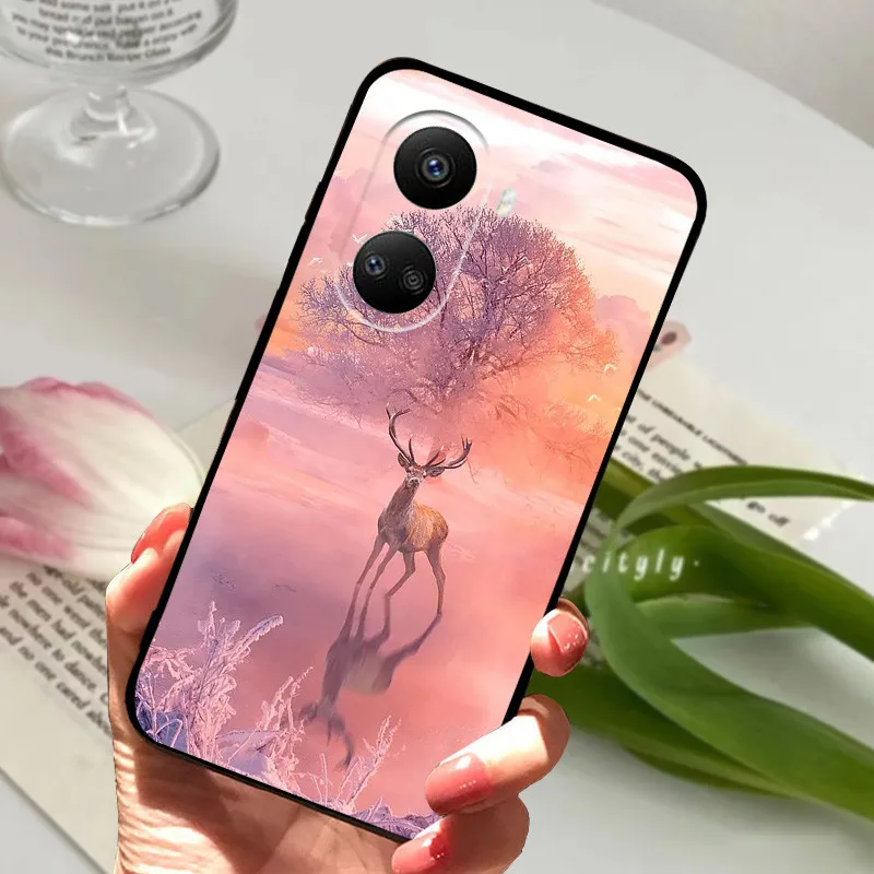 Stylish Silicone Soft Painted Phone Case - TPU Bumper Cover