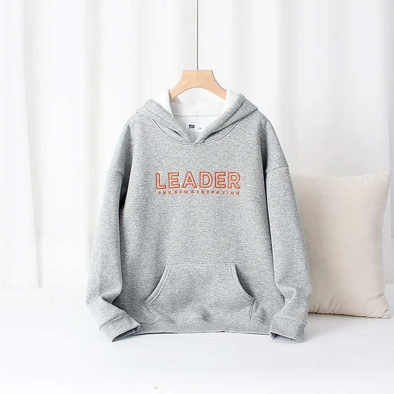 New Warm Thicken Children Sweatshirts Fleece Hoodies Boys Outwear Coat Jackets Autumn Winter Casual Loose Kids Sweaters Clothing