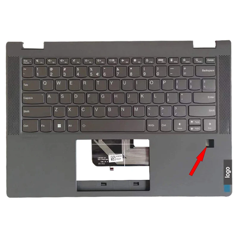 Descanso Palma Case Teclado Backlight para Lenovo Ideapad Flex 514iil05 14itl05 14are05 Tampa Superior 5cb1c39899 5cb0y85490 - Imagem 3