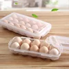 Egg Storage Box Transparent 18/10/8/4/3 Grid Eggs Container Refrigerator Eggs Fresh Keeping Box Outdoor Camping Egg Protector 3