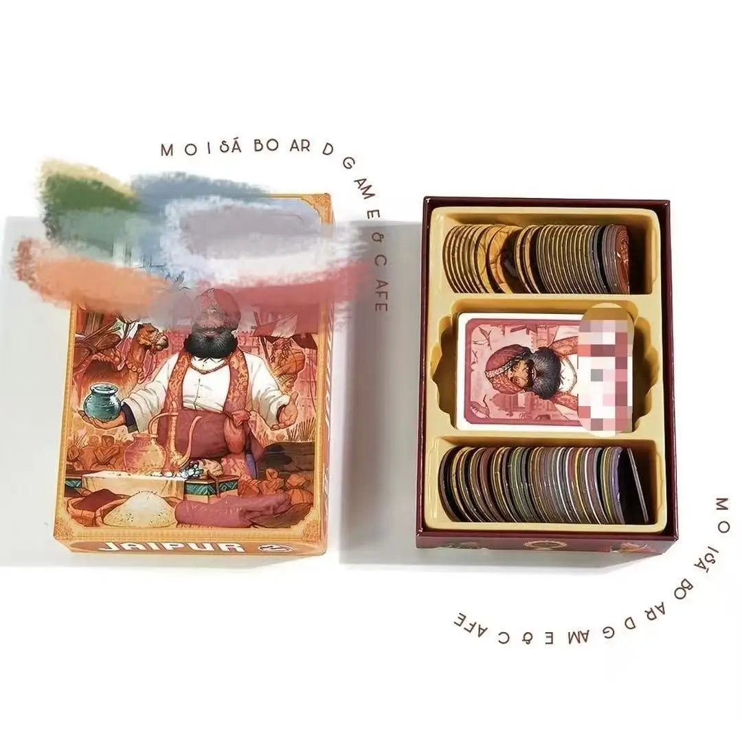 Popular board game - "Jaipur" - A 2-4 player strategic entertainment family party card game, a must-have for family and friends