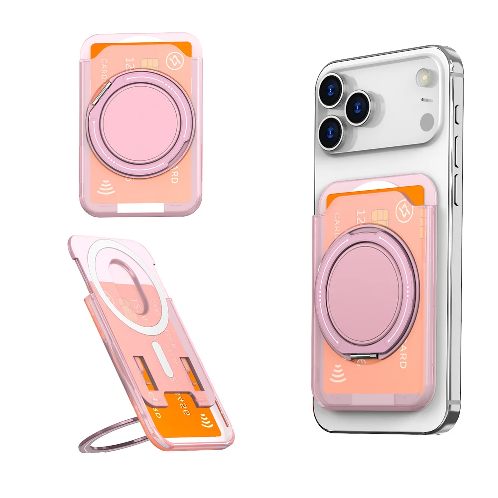 Magnetic Wallet Stand Card Holder