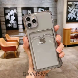Ultra Slim Transparent Soft Cover with Card Slot - Galaxy S26 FE (GY)