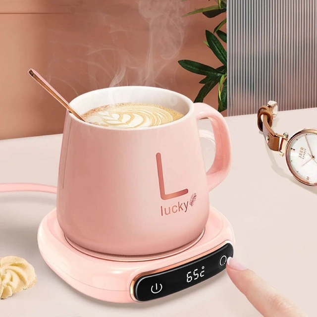 Chauffe-tasse thermostatique électrique avec 3 réglages de température,  plaque chauffante, coussin chauffant pour café, lait, thé, 220V - AliExpress