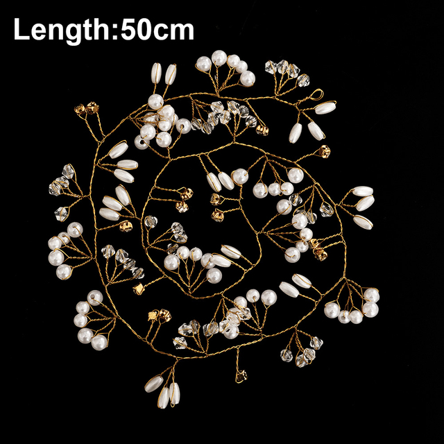 Pearl Hairpin Hair Vine Tiaras Headpiece Hair Comb Pins Hair Clips Wedding Bridal Rhinestone Jewelry Hair Accessories