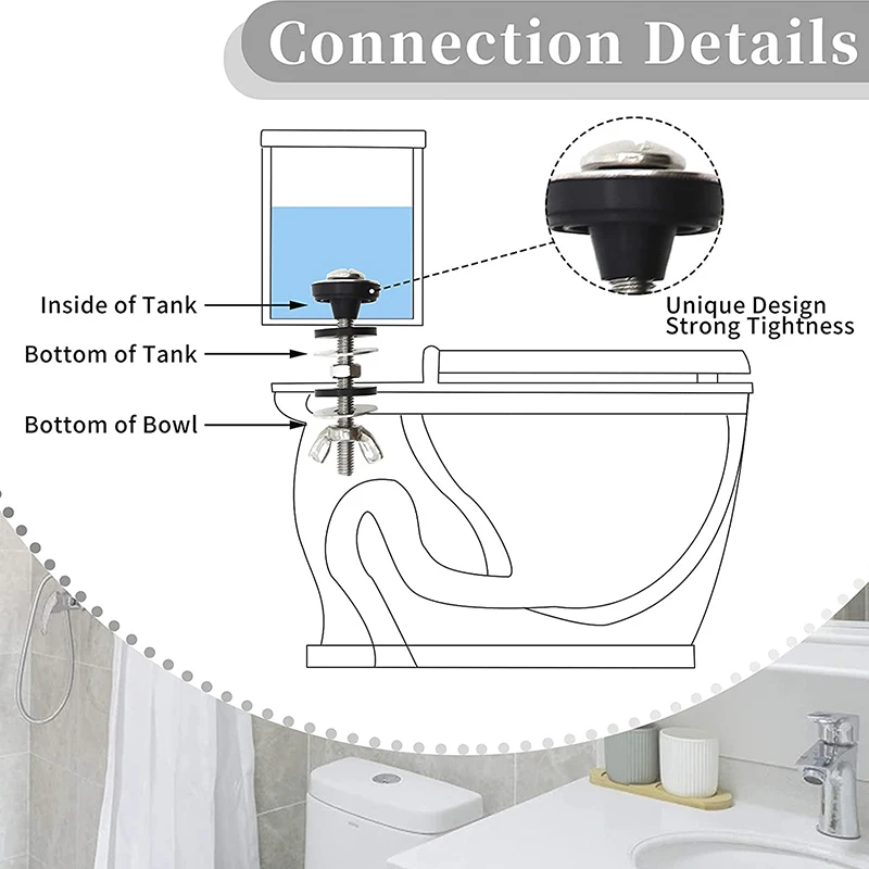 To Bowl Bolts How To Fix A Toilet Leaking From The Tank Bolts
