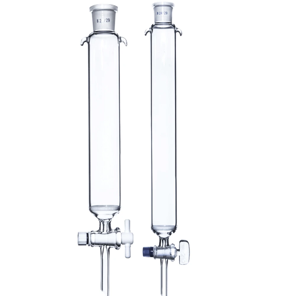 

16/22/30/40mm X 200/300400mm 24/29 Joint Boro. Glass Sand Core Chromatography Column Labrotary Glassware