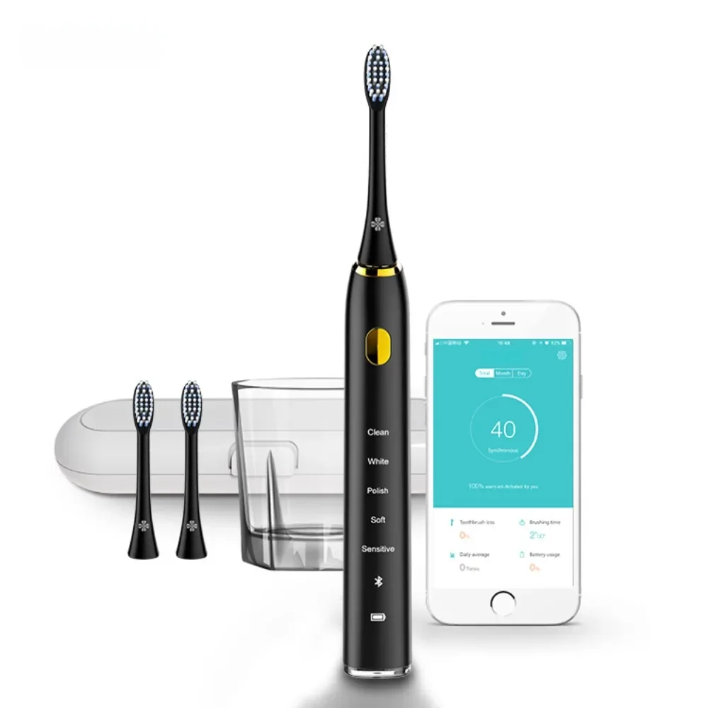 Bluetooth sonic electric toothbrush wireless travel luxury smart tooth brush for adult children teeth care
