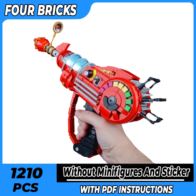 

Popular Game Model Moc Building Bricks Miracle Weapon Ray Gun Technology Modular Blocks Gifts Christmas Toys DIY Sets Assembly