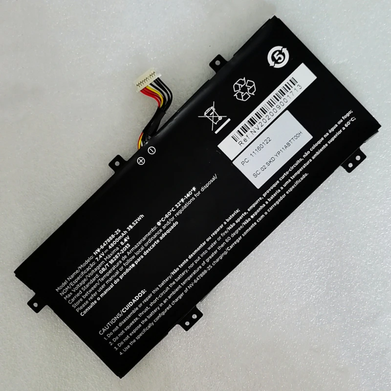 

Original NV-647888-2S Laptop Battery 7.4V 4800mAh 7.6V 5150mAh 5200mAh For Positivo GF-647888-2S WYC6781193P Tablet PC