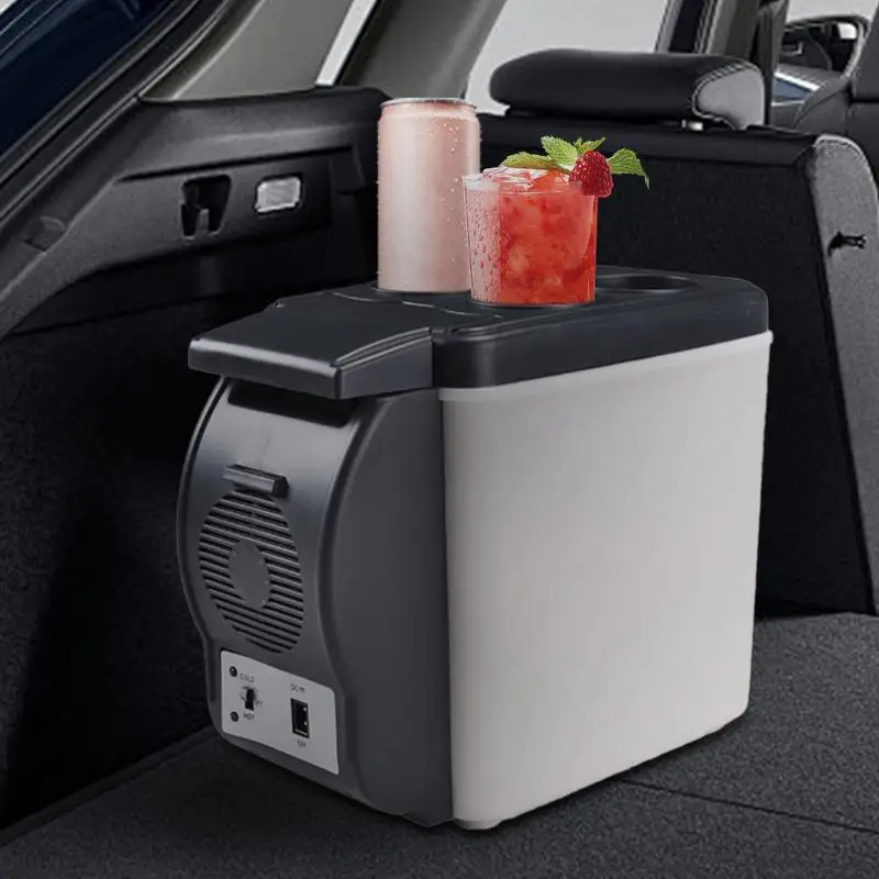 Portable 12 Volt Car Refrigerator Portable Freezer 16 Quart Camping Fridge Cooler 15L with 12/24V DC 110V AC for Car RV Camping