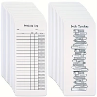 20/50 Pcs Reading List Bookmark, Blank Bookmarks, Book Accessories, DIY Bookmarks for DIY Art Projects, School Supply, Gifts Tag