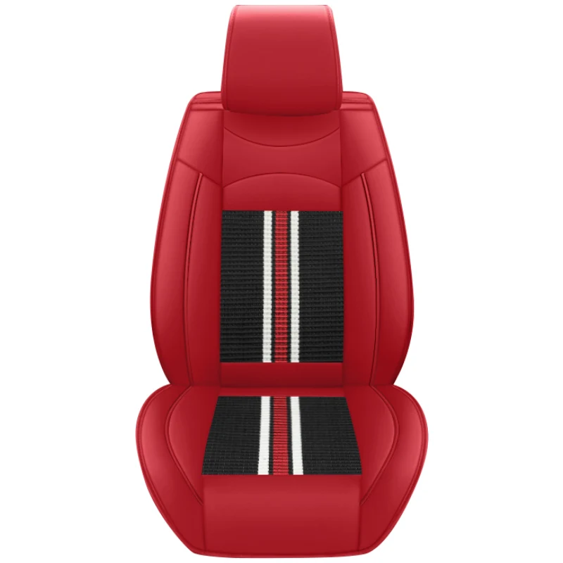 

Universal Car Seat Covers 360 Degree full covered Durable Four Season Leather Seat Cover for 90% Sedan SUV 5 Seats Car Black