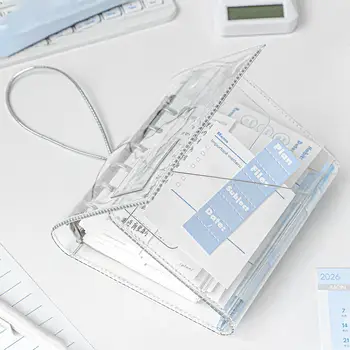Quaderno rilegato estetico portatile con pagine staccabili, piccolo quaderno estetico per bambini, adulti, scuola, aula, università