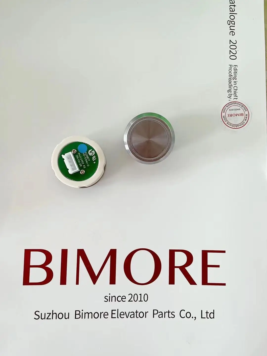 10pcs BIMORE Elevator Push button A4J12453 A3 Blue/red Color