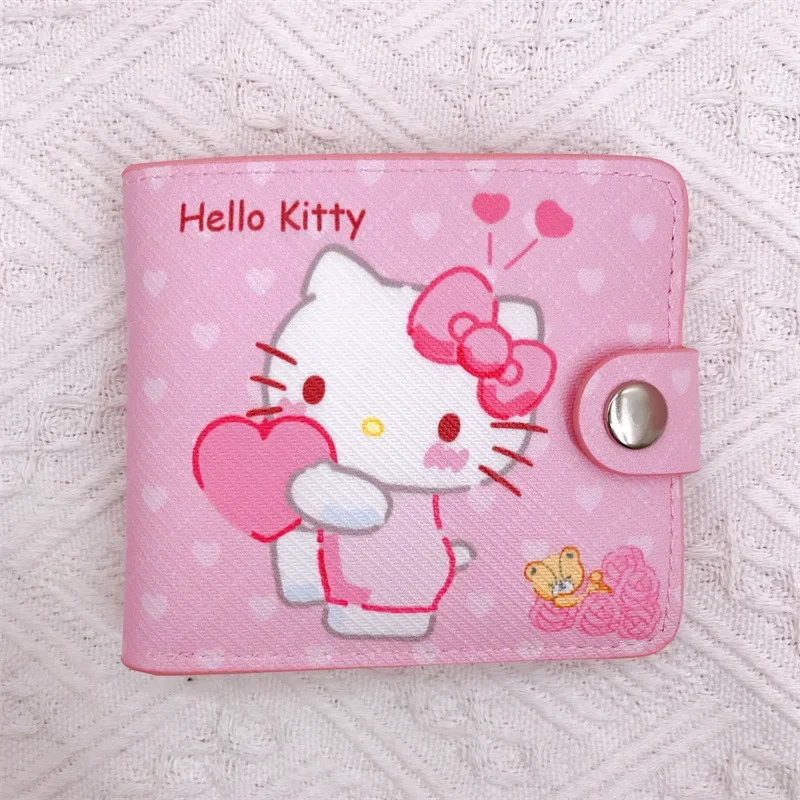Coin purse coin wallet Kawaii Children's Cartoon Kuromi Coin Wallet Cute HelloKitty Cinnamoroll MyMelody Girl Zero Wallet Birthday Party Gifts