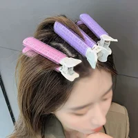 4 pinces à cheveux rondes élégantes, racines de cheveux colorées améliorent un bigoudi moelleux, rehausseur de coiffure instantané 1