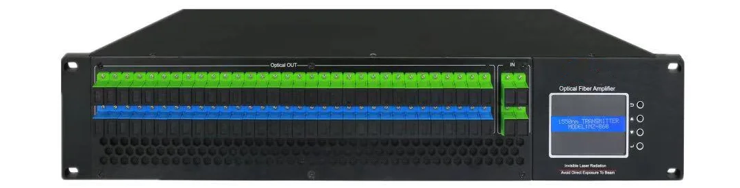 edfa 1550nm optical amplifier 16 ports 32 port 19dBm WDM EDFA