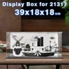 Acrylic display box for lego 21317 display case for Willie Steamboat building block dustproof clear showcase bricks storage box 1