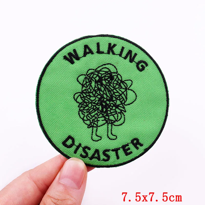 Playful Cartoon Embroidery Iron-On Patches