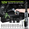 WORKPRO Power Tool 45N.M 3/8" Extended Ratchet Wrench Set With 2x12V Battery  Electric Ratchet Wrench with 10 Sockets 1