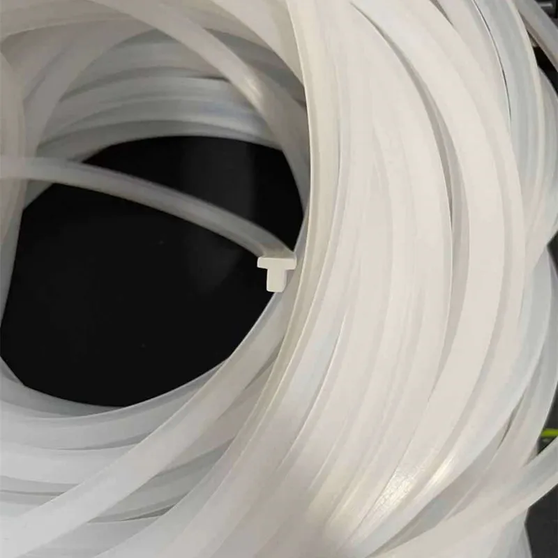 Borracha de silicone T Strip Gap Cover,