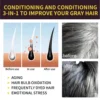 500ml Natural Herbal Hair Dye Shampoo 3 in 1 Change Hair Color Gray Hair to Dark Brown Black Deep Nourishing Fashion Hair Care 4
