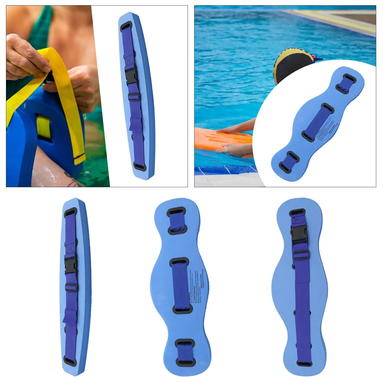 Swim Belt Water Weight Belt Lightweight Swimming Waist Belt for Pool Exercise Equipment Snorkeling Swimming Pool Fitness Workout