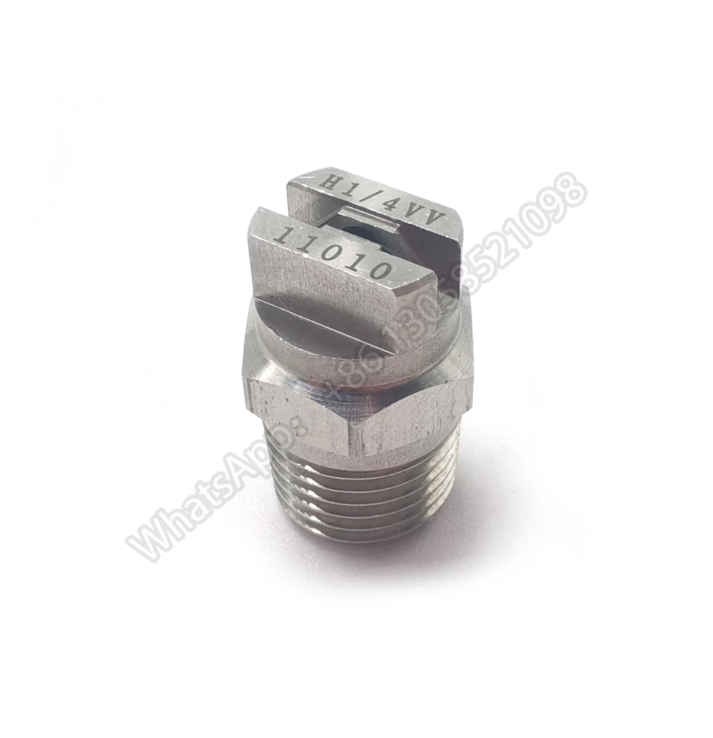 1/8‘’15/25 degree HVV HU Flat Fan Nozzle V e j e t Standard High Impact Stainless Steel Nozzle 2