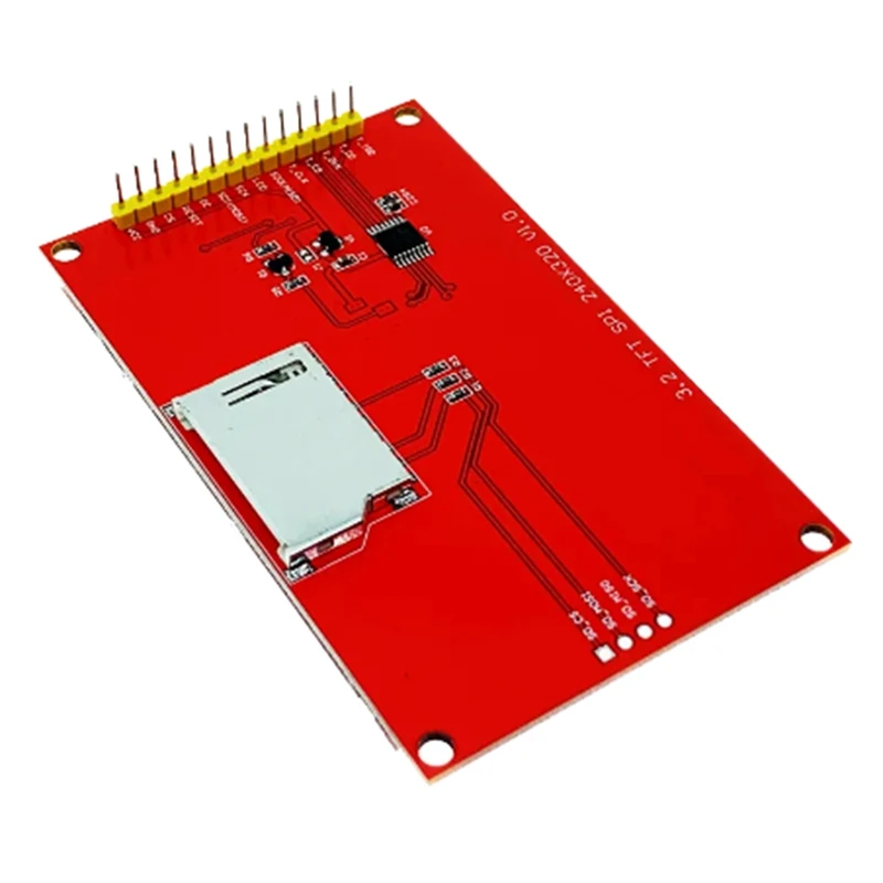 Фото Аксессуары для модуля SPI 14 Pin 3,2 дюймов 18P ILI9341 TFT LCD цветной экран 4 провода последовательный порт x адаптер №2