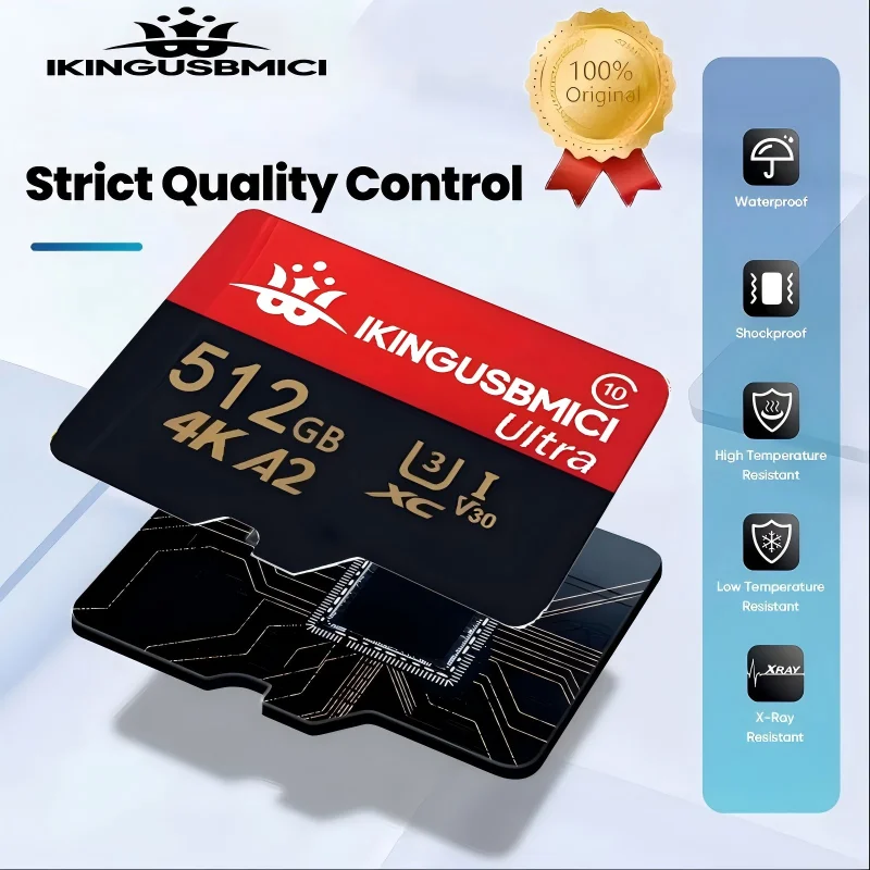 64GB 128GB 256GB 마이크로 TF/SD 카드 SD 카드 TF 카드 메모리 카드 U1 V10 고내구성 울트라 HD 익스트림 노트북용 고프로용
