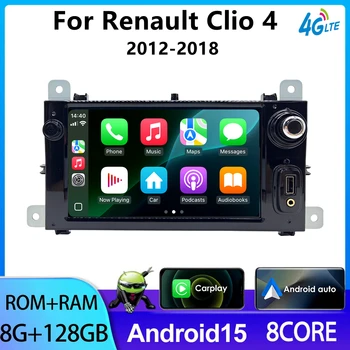 Autoradio con CarPlay e Android Auto per Renault Clio 4 Clio IV 2012-2018, Sistema GPS Intelligente, Stereo Multimediale, Schermo da 7 Pollici
