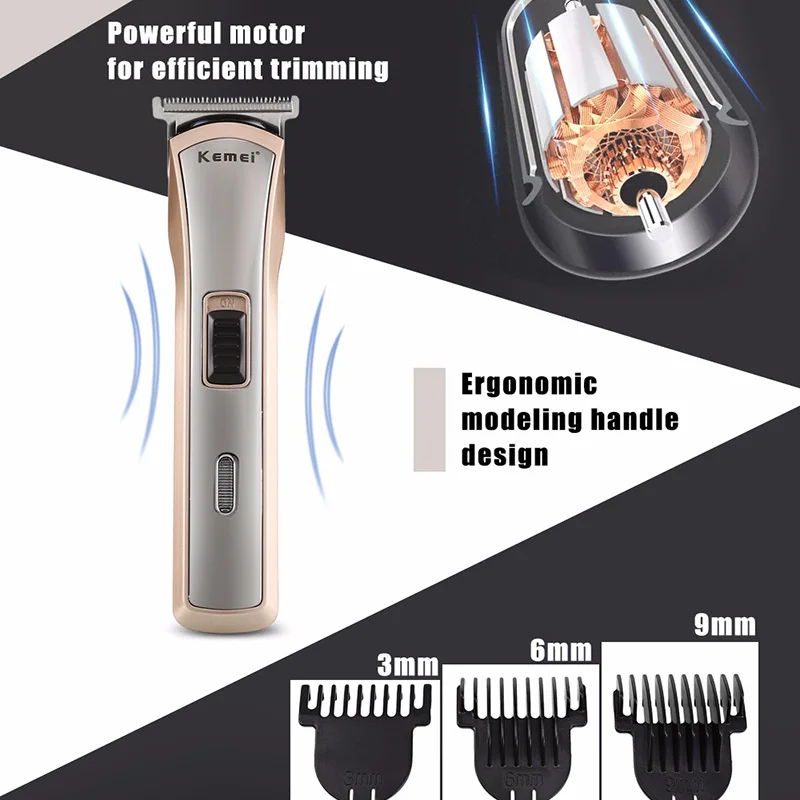 Description Picture 3 of itemMen's Precision Cut Hair Clipper Cordless Rechargeable Shaver Trimmer Razor Haircut Electric Beard