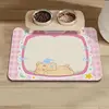 VIKAMA Cute Cartoon Cat Dog Pet Mat-Waterproof, Oil-Resistant, Food-Safe, Quick-Dry, Scratch-Resistant, Easy To Clean & No-Wash 2