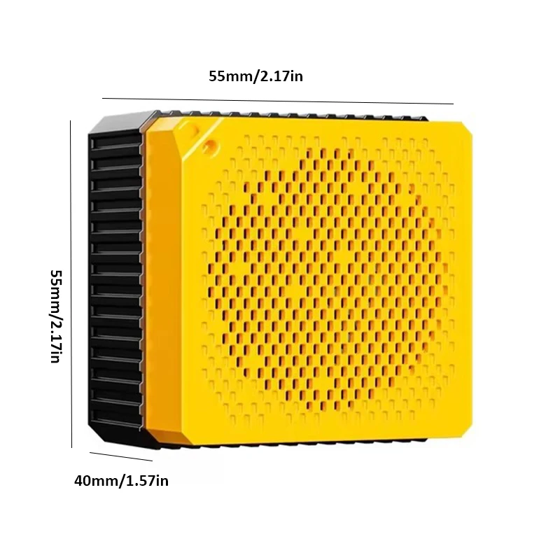 Portable Mini Speakers Bluetooth 3D Stereo HiFi Sound Wireless TWS Speaker Outdoor Waterproof Portable Player Box with Lanyard