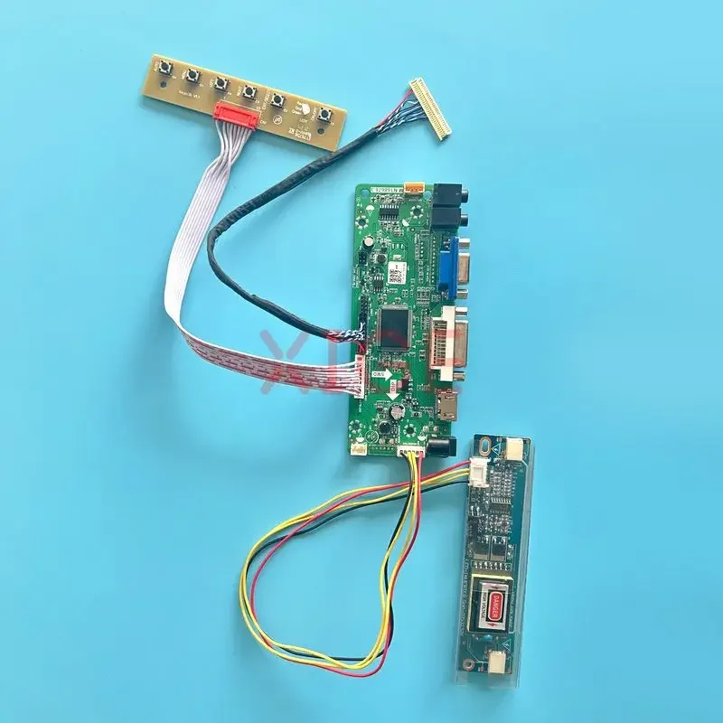 

LCD Driver Controller Board Fit CLAA185WA02 CLAA185WA03 M185XW01 2CCFL 30Pin LVDS 1366*768 VGA DVI Panel HDMI-Compatible Kit DIY