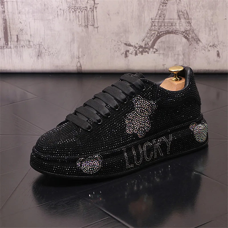 Sneakers 2025 Philipp Plein Shoes Spikes Fashion Black Red