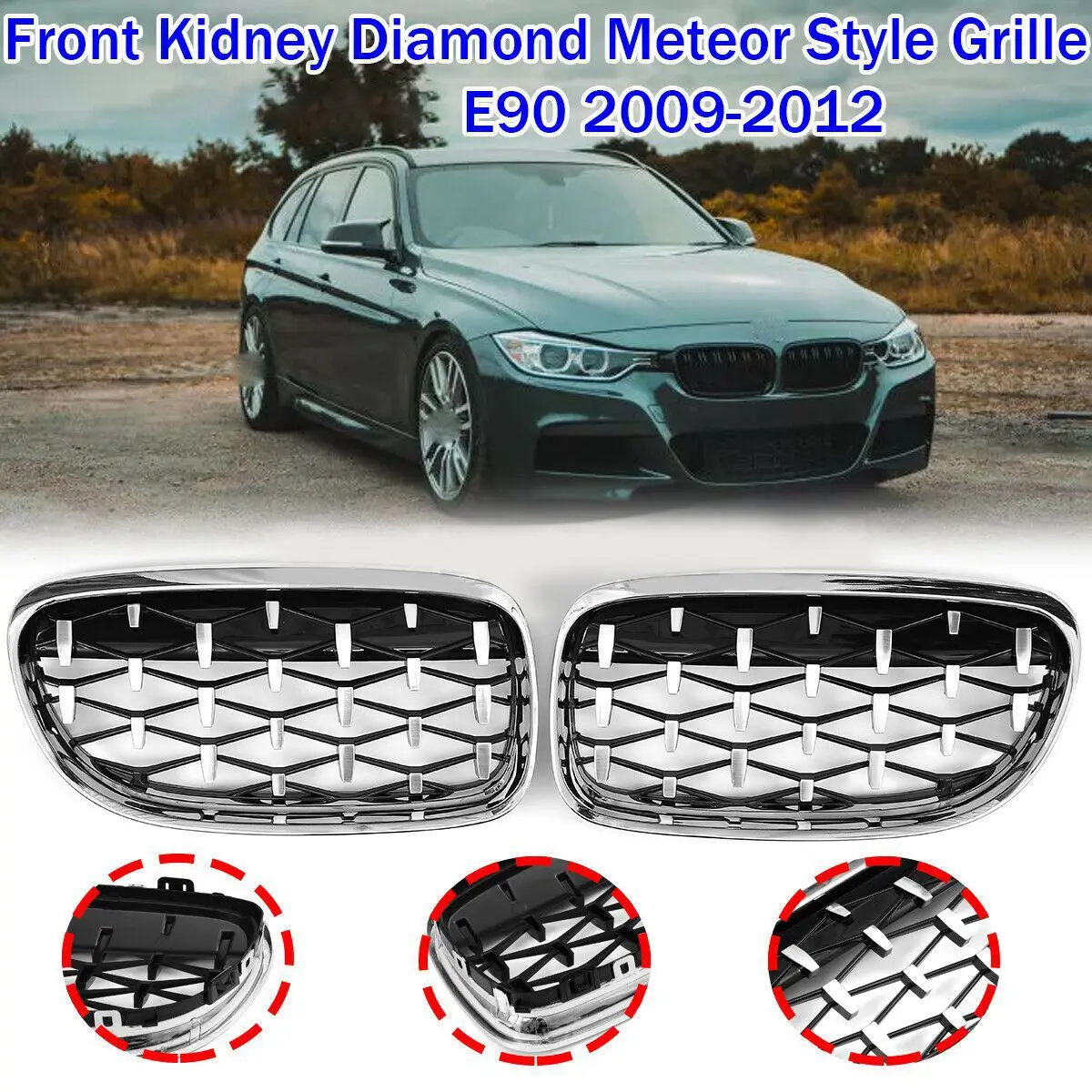 ڵ   ĵ Ű ׸, ̾Ƹ  ̽ ׸, Ʈ ũ, BMW 3 ø E90 2009-2012, 2 